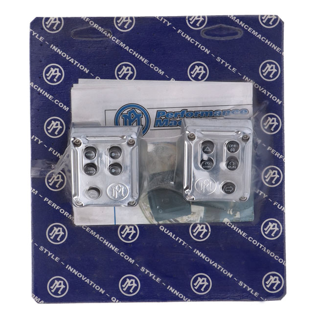 PM, Switch housing set for CAN-bus. Chrome