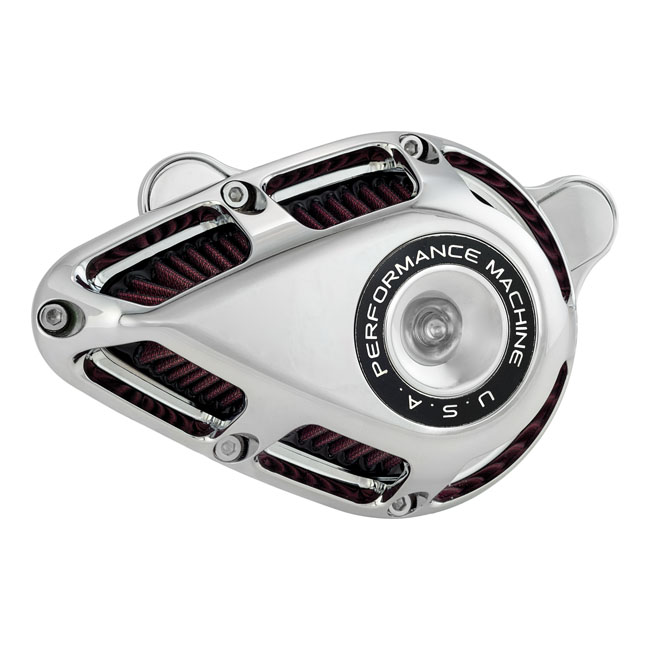 PM, 'Jet' air cleaner kit. Chrome