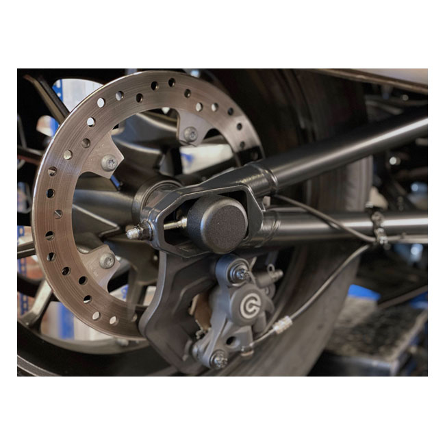 KILLER CUSTOM, SPORTSTER S REAR AXLE COVER SET