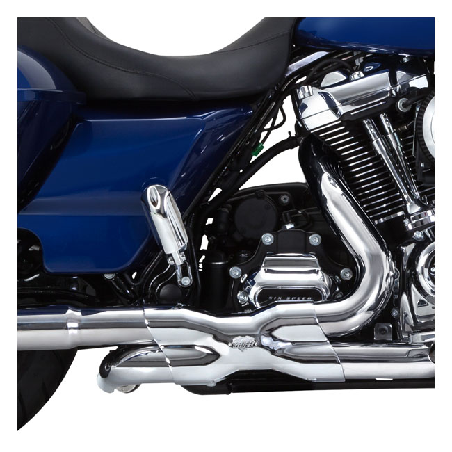 V&H, Power Duals PCX crossover head pipes. Chrome
