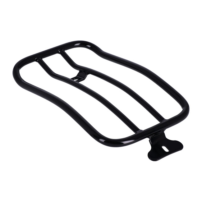 Solo seat luggage rack, 7". Black