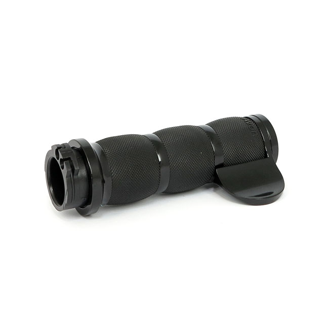 Avon throttle assist end cap Air Cushion, black anodized