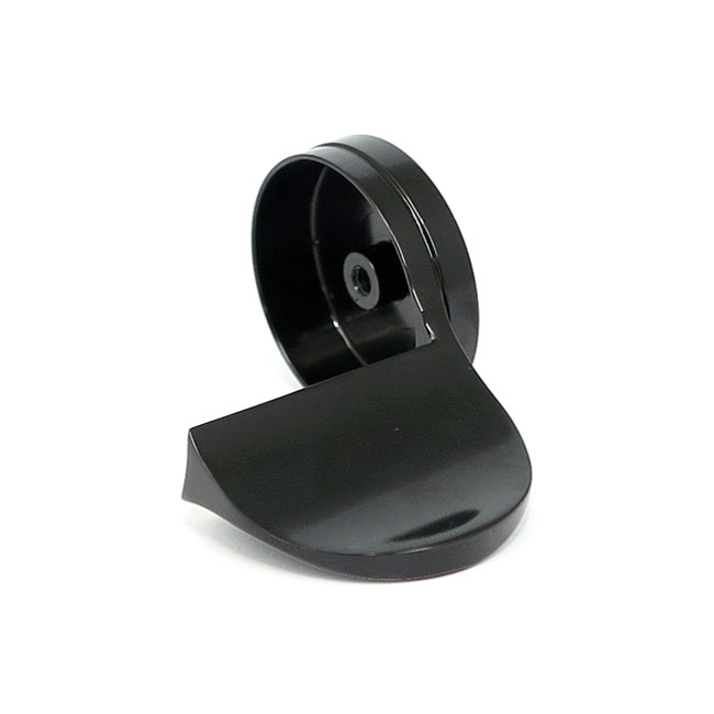 Avon throttle assist end cap Air Cushion, black anodized