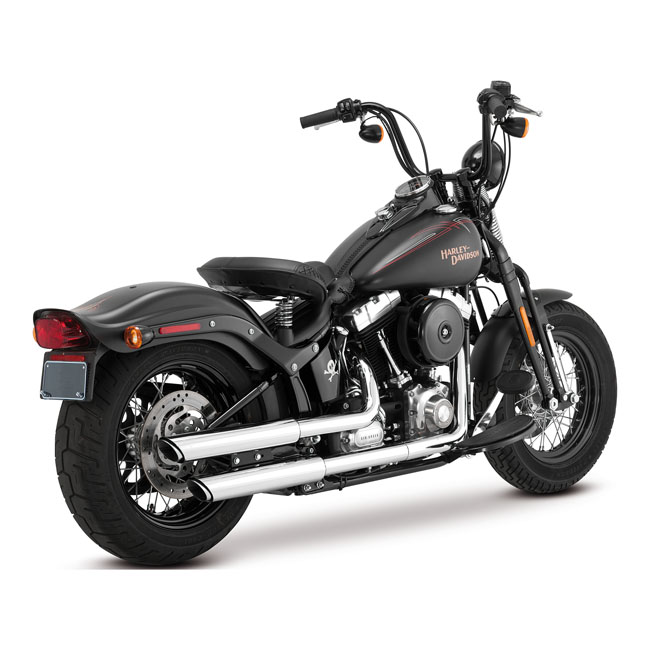 Vance & Hines, 3" Twin Slash slip-on PCX mufflers. Chrome