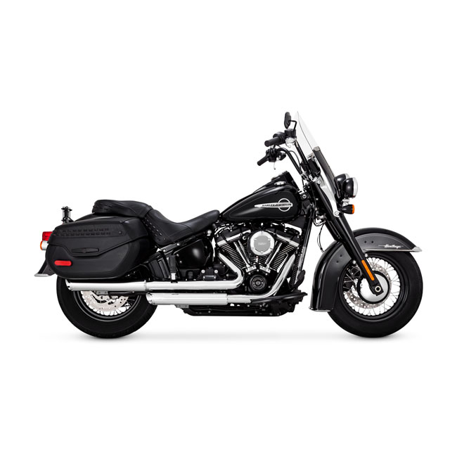 Vance & Hines, 3" Twin Slash slip-on PCX mufflers. Chrome