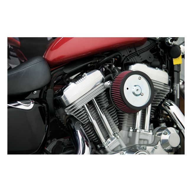 Coprifiltro Aria In Alluminio CNC Nero Per Harley - Compatibile Con Touring, Dyna, Sportster