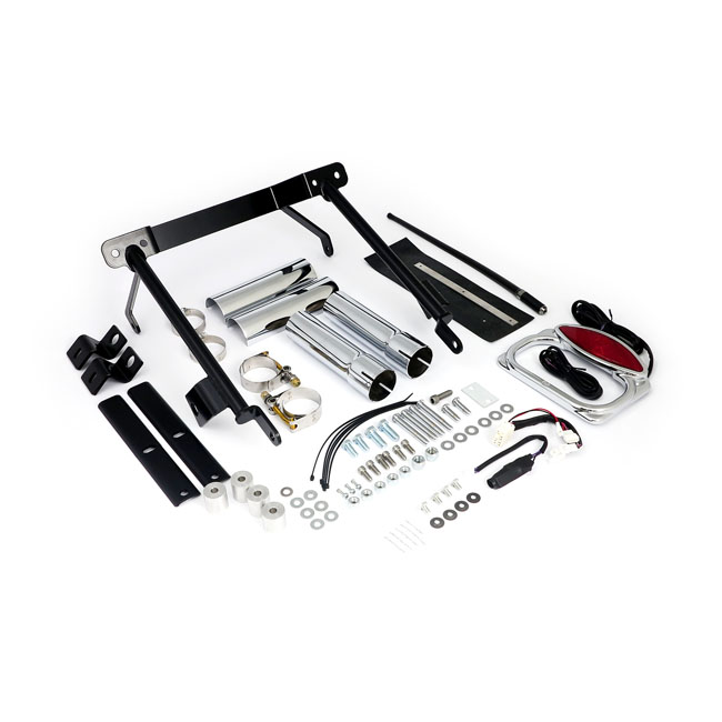 Arlen Ness, 'Down-n-Out' stretched fender kit. No cut-out