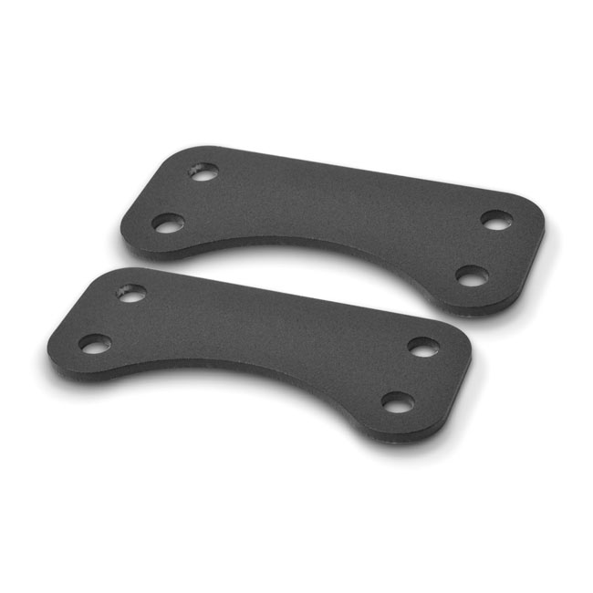 Arlen Ness, 21" front fender brackets. Black