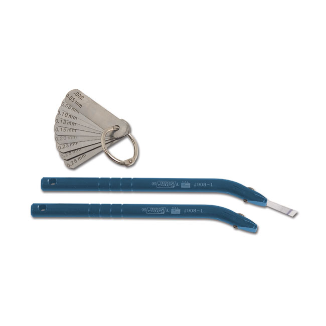 JIMS, angled feeler gauge set