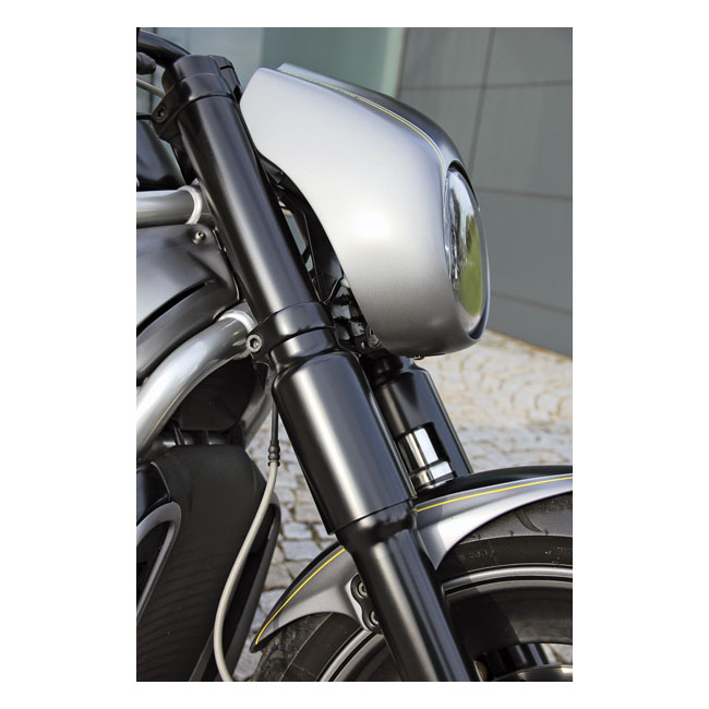 CULT-WERK, 6-PIECE FORK TUBE COVER KIT. GLOSS BLACK