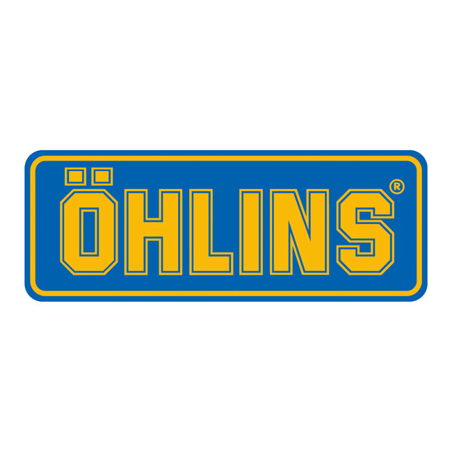 Öhlins Logo sticker yellow/blue