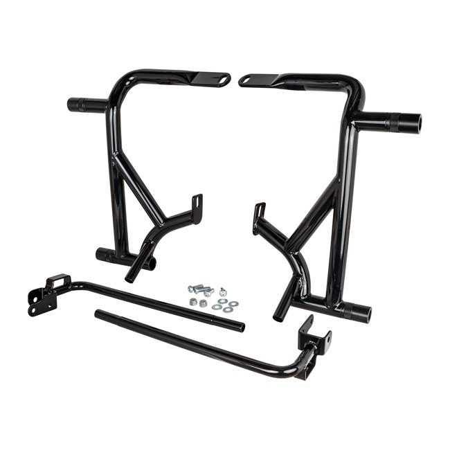 Burly Brand, Brawler crash bar kit Touring. Black