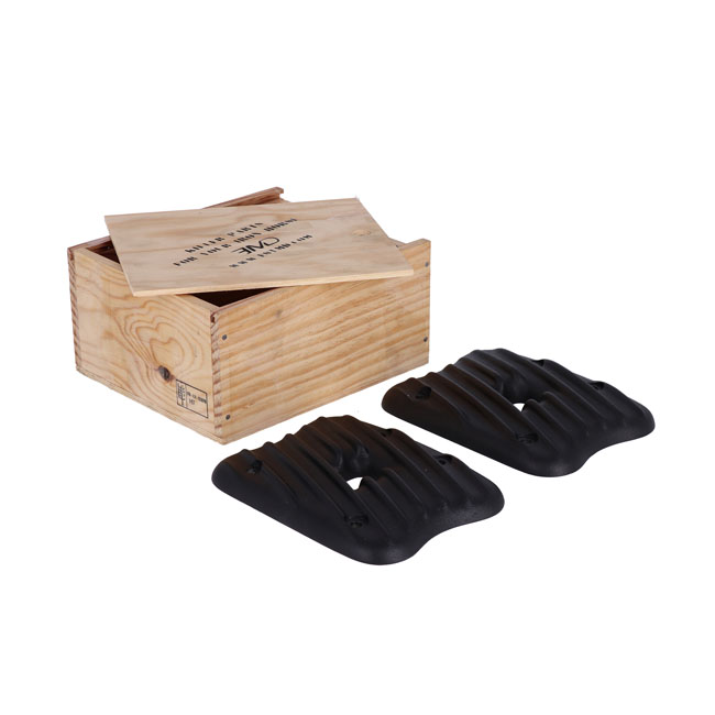 EMD, Sportster Ribster rocker cover set. Black