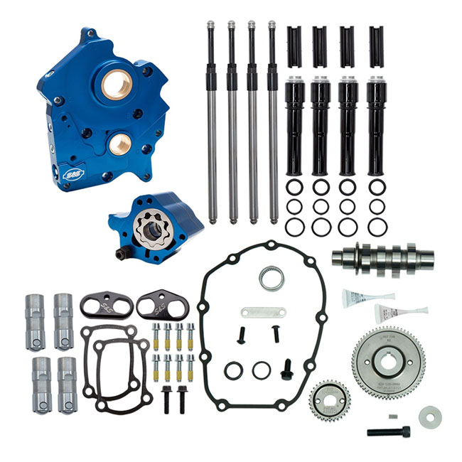 S&S, CAM CHEST KIT M8 - GEAR DRIVE, OIL COOLED