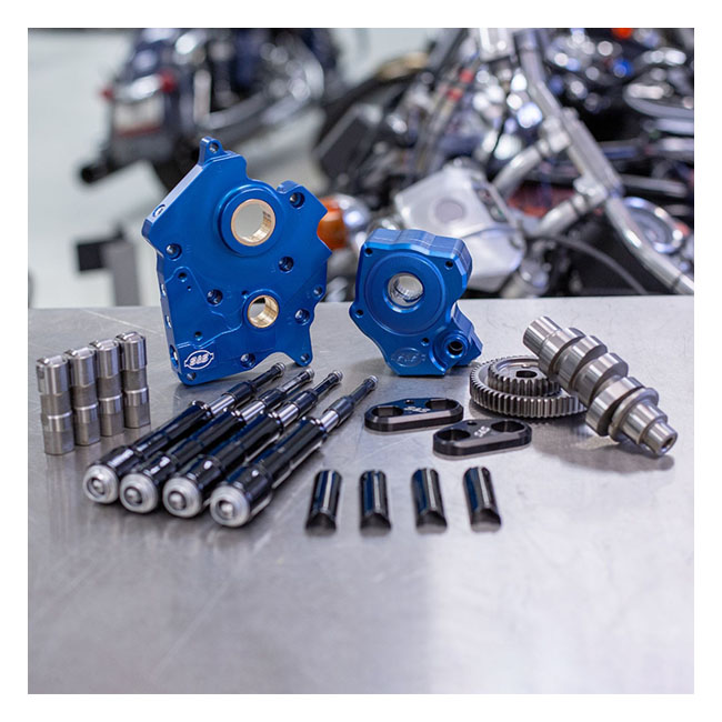 S&S, CAM CHEST KIT M8 - GEAR DRIVE, OIL COOLED