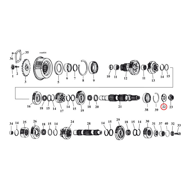 SPRING WASHER, CLUTCH HUB NUT