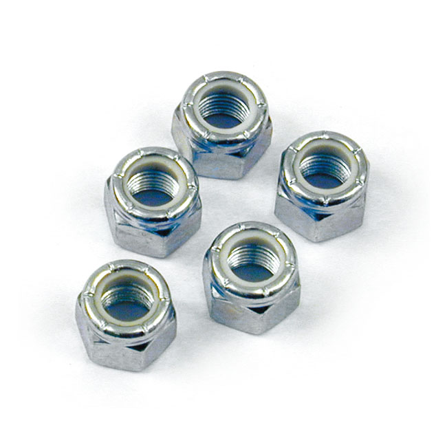 3/8-24 LOCKNUT ZINC - 25 PACK