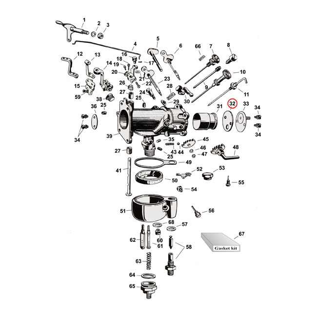 DISC AIR INTAKE (CHOKE PLATE) 1 1/4