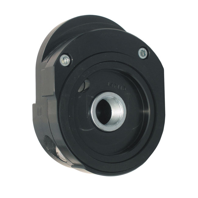 JAGG, OFFSET OIL FILTER ADAPTER, BLACK