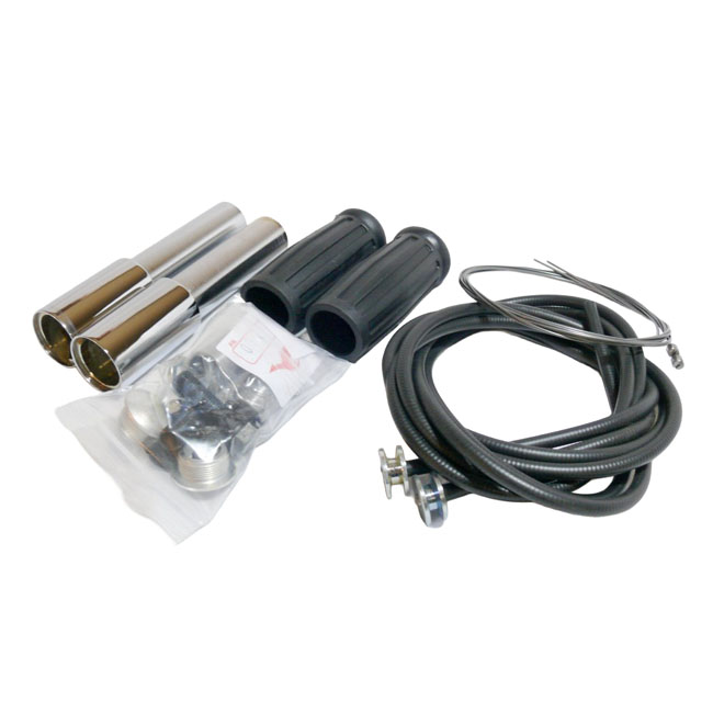 Springer throttle grip & ign. advance kit