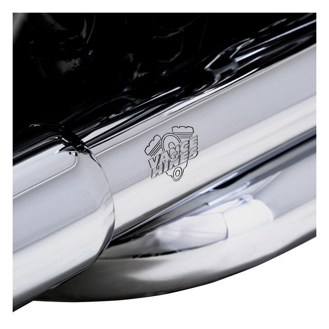Vance & Hines, PCX Dresser Duals crossover headers. Chrome