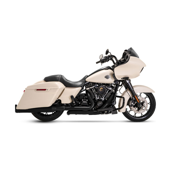 Vance & Hines, PCX Dresser Duals crossover headers. Black