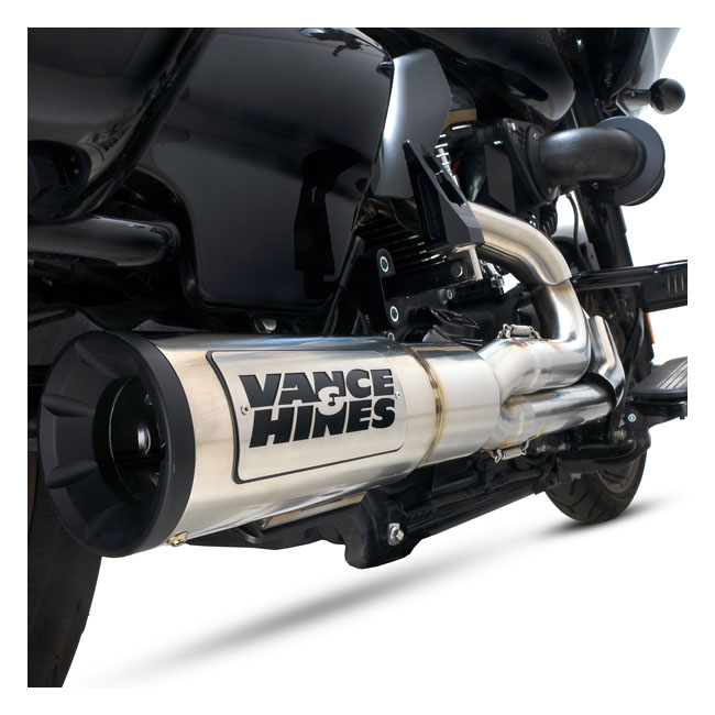 Vance & Hines, Hi-Output RR heat shield kit. Brushed