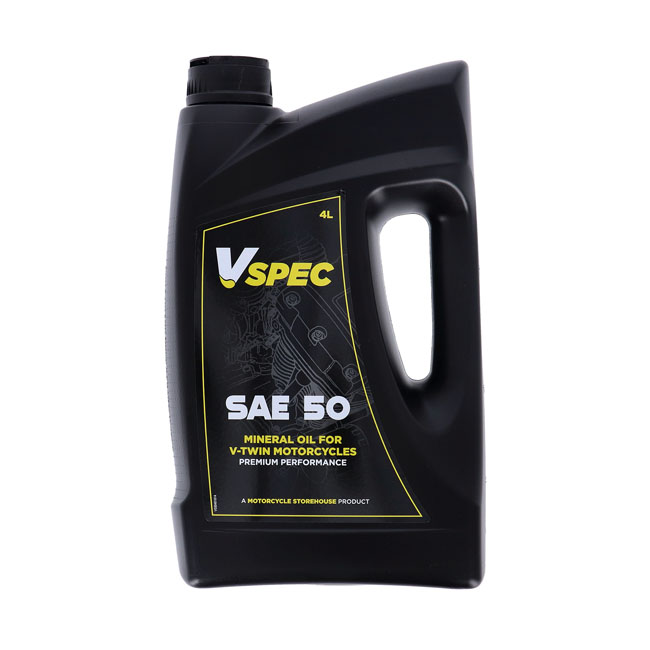 VSPEC, SAE 50 (MINERAL) MOTOR OIL. 4 LITER BOTTLE