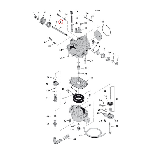 S&S SCREW, THROTTLE PLATE