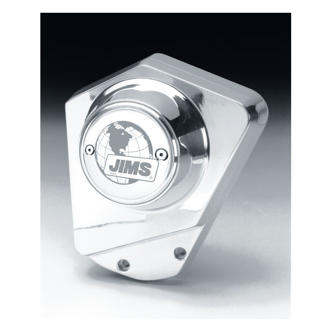 JIMS, 'A Cut Above' billet cam cover L73-92 B.T. Polished