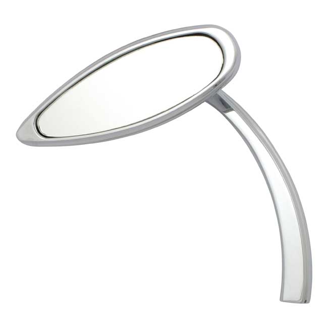 Eye shaped mirror, embossed