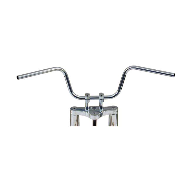 TRW 1" Apehanger handlebar chrome 10" rise ABE