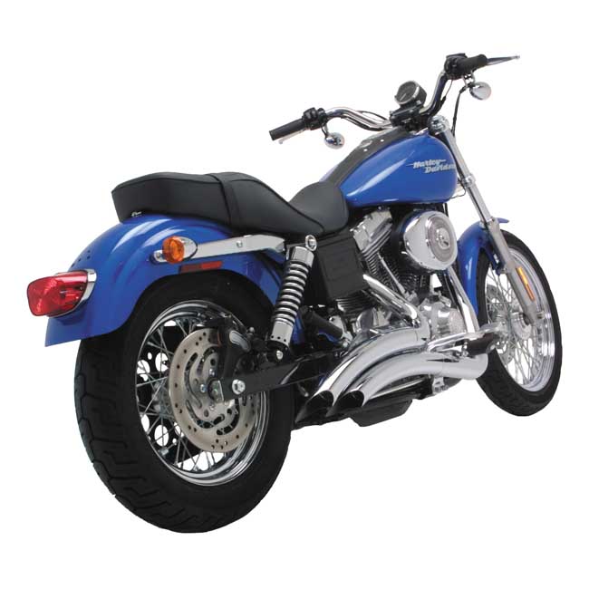Vance & Hines, 2-1/2" Big Radius 2-2 exhaust. Chrome