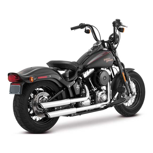 Vance & Hines, 3" Twin Slash slip-on mufflers. Chrome