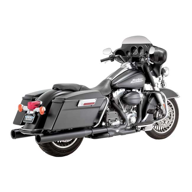 Vance & Hines, Power Dual crossover head pipes. Black