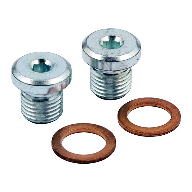 12mm O2 Sensor Plug Vance & Hines, 12mm O2 sensor plug set. Zinc.