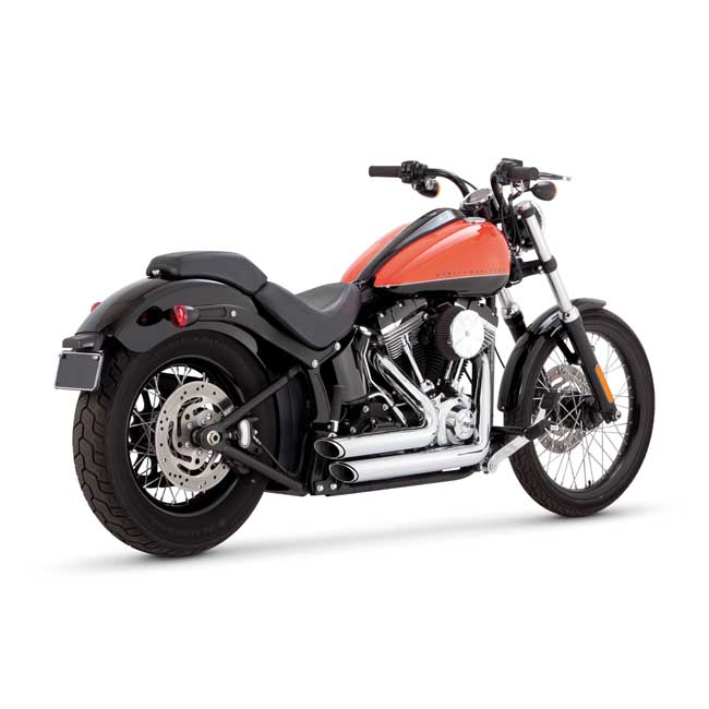 Vance & Hines, 2-1/2" Shortshots staggered exh. Chrome