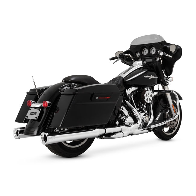Vance & Hines, 4" Eliminator 400 slip-on mufflers. Chrome