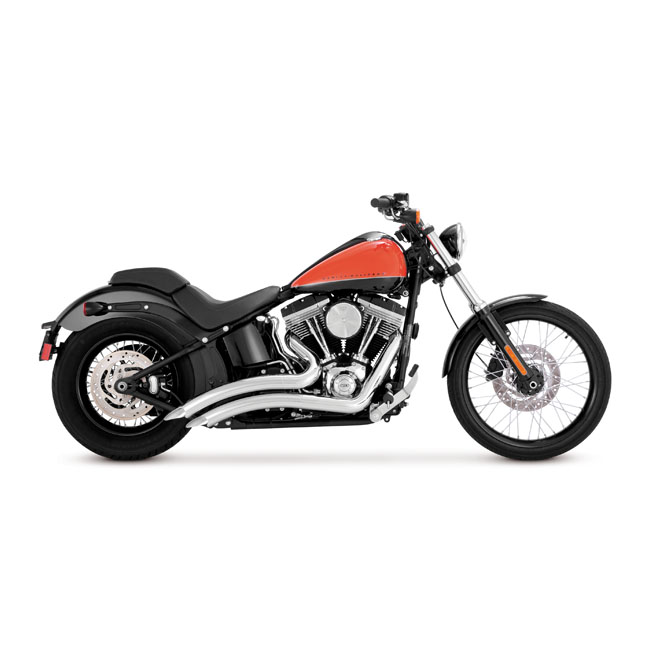 Vance & Hines, 2-1/2" Big Radius 2-2 exhaust. Chrome