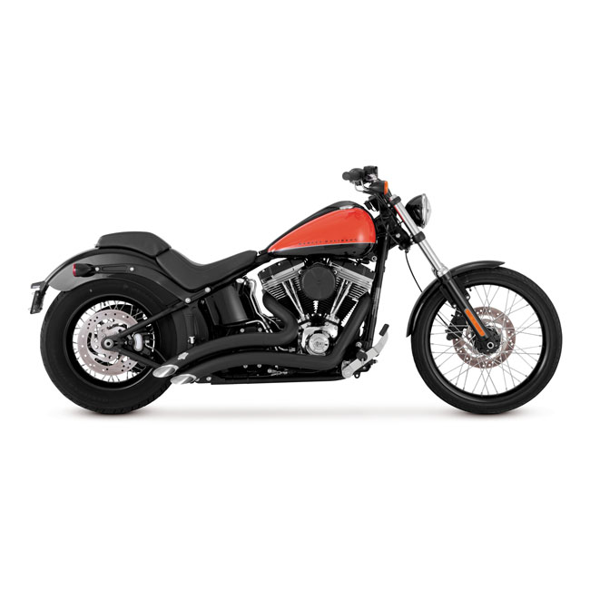 Vance & Hines, 2-1/2" Big Radius 2-2 exhaust. Black