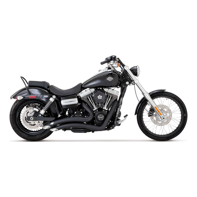 Vance & Hines, 2-1/2" Big Radius 2-2 exhaust. Black