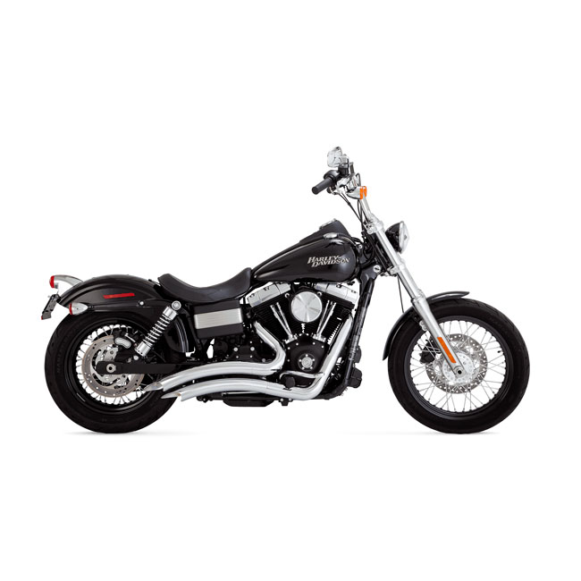 Vance & Hines, 2-1/2" Big Radius 2-2 exhaust. Chrome