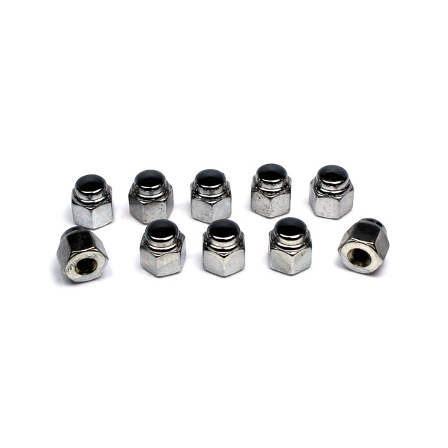 Colony, cap nuts 10-24 chrome plated