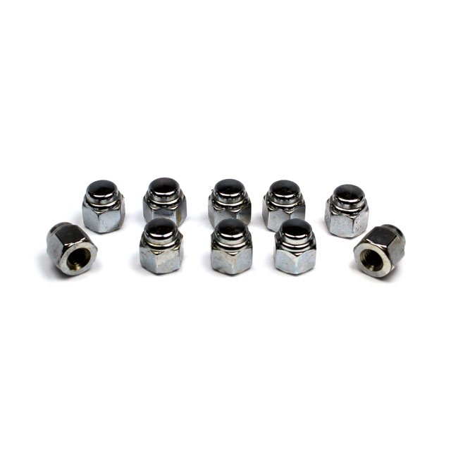 Colony, cap nuts M6 (1.0) chrome plated