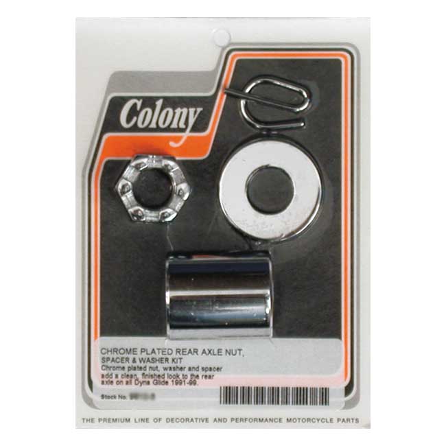 COLONY AXLE SPACER KIT REAR, SMOOTH