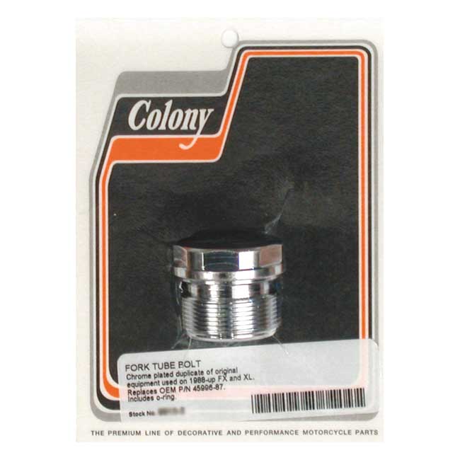 COLONY, FORK TUBE CAP BOLTS