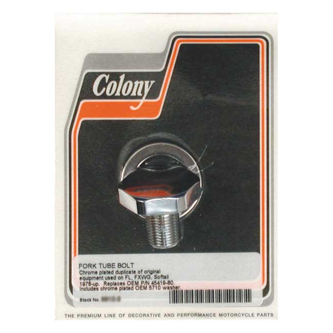 COLONY, FORK TUBE CAP BOLTS