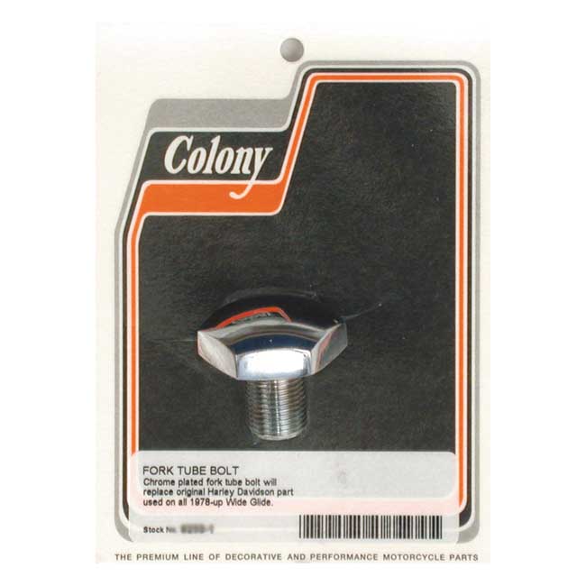 COLONY, FORK TUBE CAP BOLTS