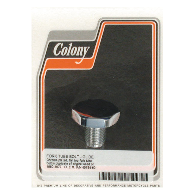 COLONY, FORK TUBE CAP BOLTS