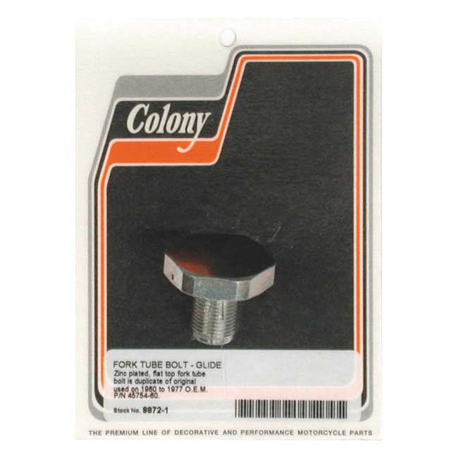 COLONY, FORK TUBE CAP BOLTS